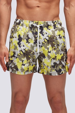Short de bain - Jaune
