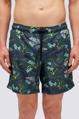 Short de bain - Vert foncé