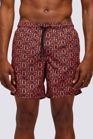 Short de bain - Orange