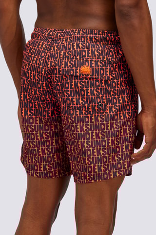 Short de bain - Orange