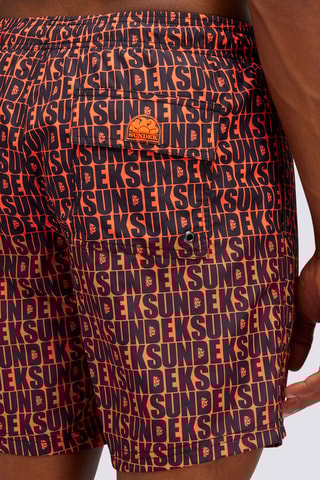 Short de bain - Orange