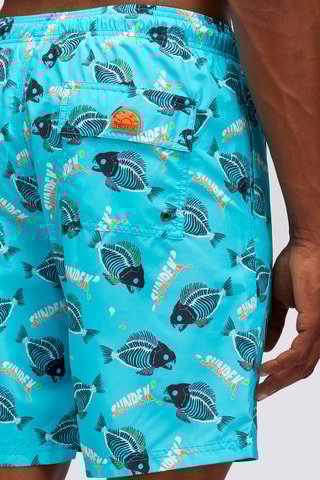 Short de bain - Ciel