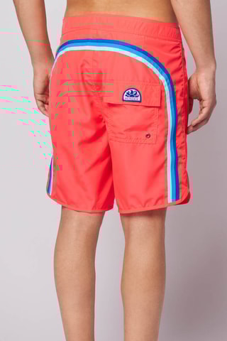 Short de bain - Rouge