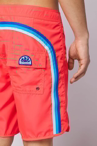 Short de bain - Rouge