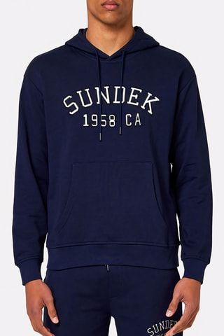 Sweat polaire à capuche - Bleu marine