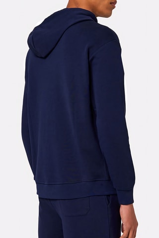 Sweat polaire à capuche - Bleu marine