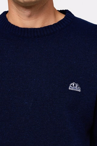 Pull en laine - Bleu marine