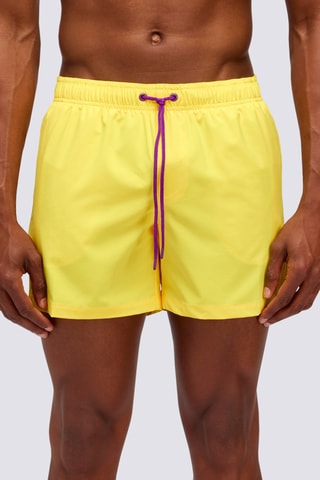 Short de bain - Jaune