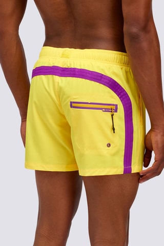 Short de bain - Jaune