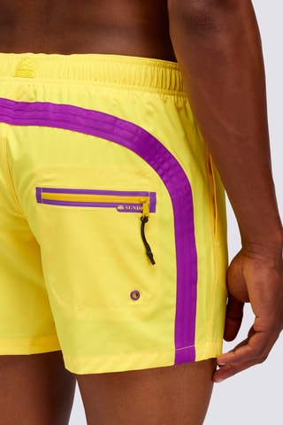 Short de bain - Jaune