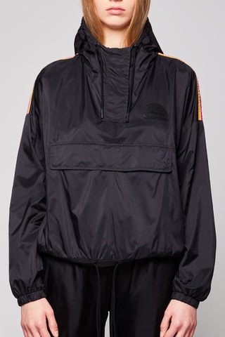 Coupe-vent à capuche - Noir