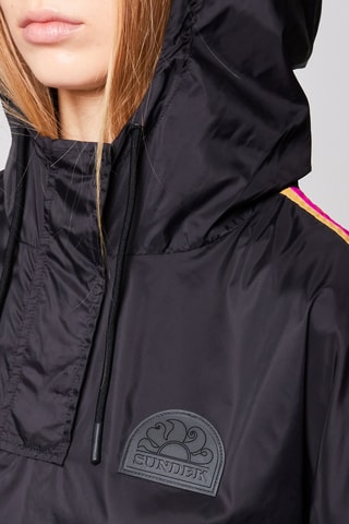 Coupe-vent à capuche - Noir