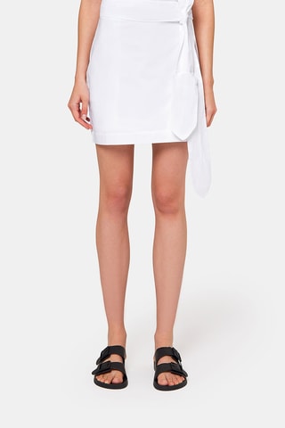 Jupe portefeuille - Blanc