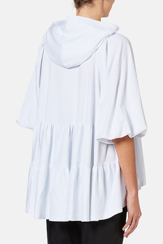 Sweat polaire à capuche - Blanc