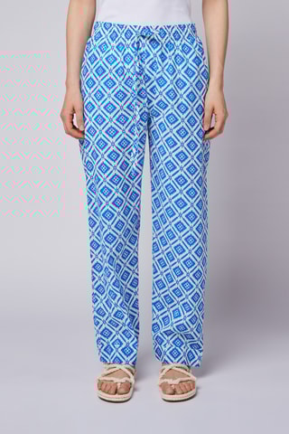 Pantalon - Blanc et bleu