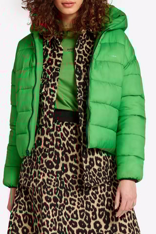 Doudoune à capuche - Vert 