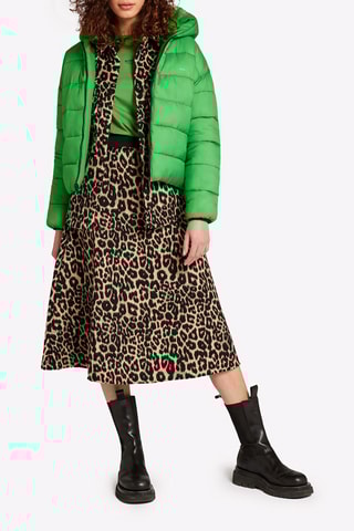 Doudoune à capuche - Vert 