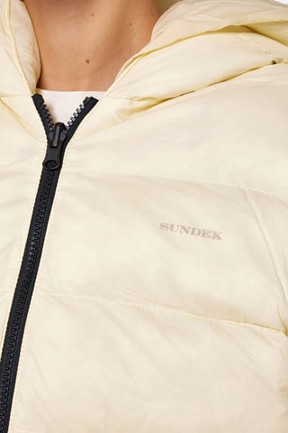 Doudoune à capuche - Ecru 