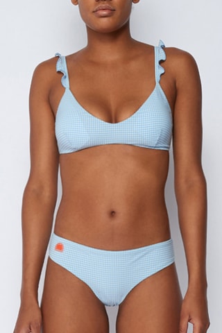 Bas de maillot - Bleu clair et blanc