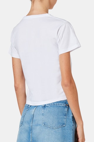 T-shirt cropped - Blanc