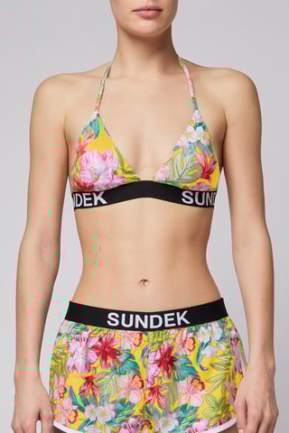 Short de bain - Jaune