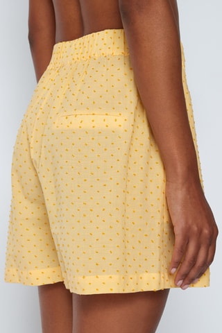 Short taille haute - Jaune