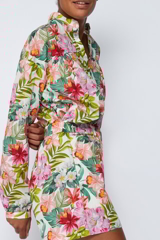 Short taille haute - Blanc