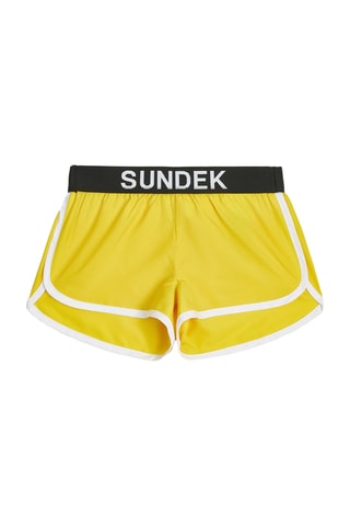 Short de bain - Jaune