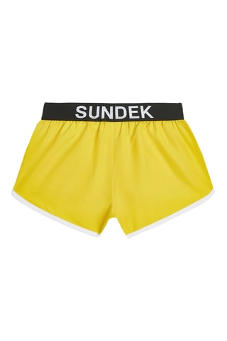 Short de bain - Jaune