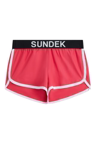 Short de bain - Rouge