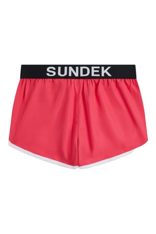 Short de bain - Rouge