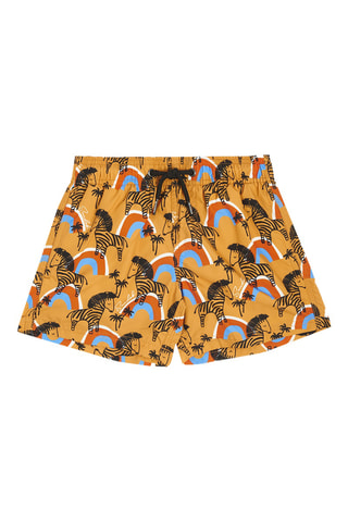 Short de bain - Jaune