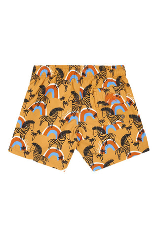 Short de bain - Jaune