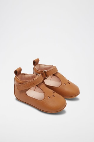Leren Pantoffels Flavien Camel