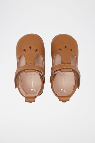 Leren Pantoffels Flavien Camel