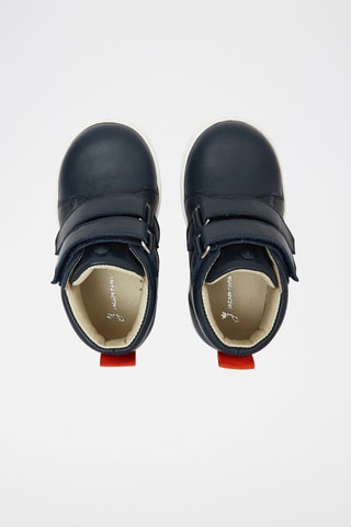 Hoge Leren Sneakers Consul Marineblauw