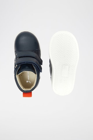 Hoge Leren Sneakers Consul Marineblauw