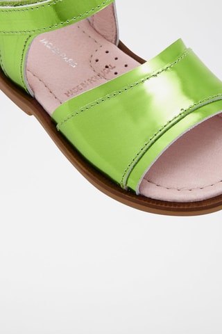 Lakleren Sandalen Bimba Irisee Felgroen