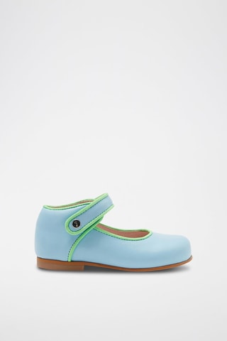 Leren Mary Janes Fanelle  Hemelsblauw