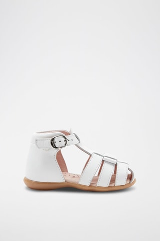 Leren Sandalen Fantine Wit
