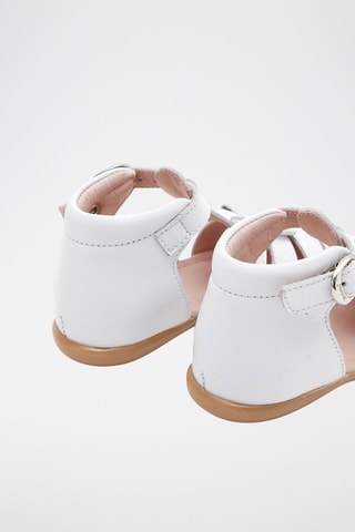 Leren Sandalen Fantine Wit