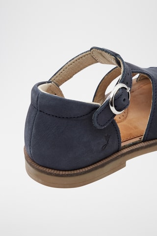 Leren Sandalen - Marineblauw