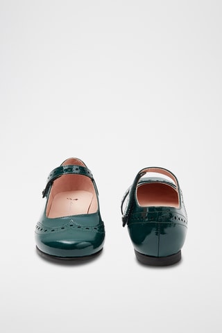 Lakleren Mary Janes - Smaragdgroen