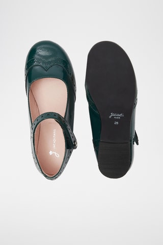 Lakleren Mary Janes - Smaragdgroen