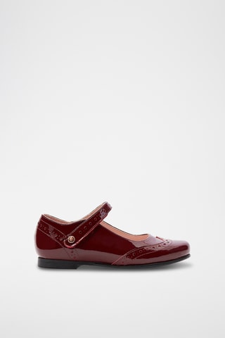 Lakleren Mary Janes - Bordeauxrood