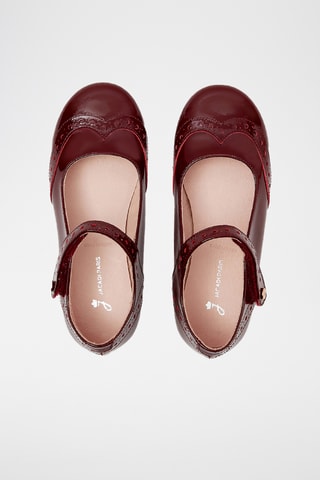 Lakleren Mary Janes - Bordeauxrood