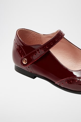 Lakleren Mary Janes - Bordeauxrood