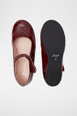 Lakleren Mary Janes - Bordeauxrood
