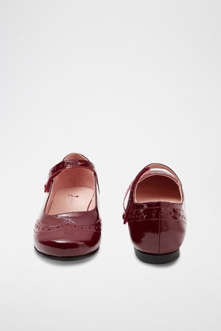Lakleren Mary Janes - Bordeauxrood