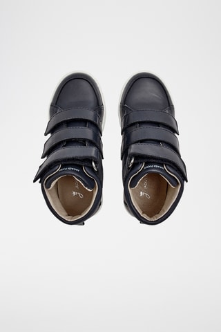 Hoge Leren Sneakers - Zwart